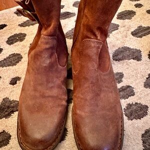 Born Brown Suede Ankle Boots